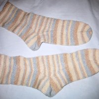 picot topped socks