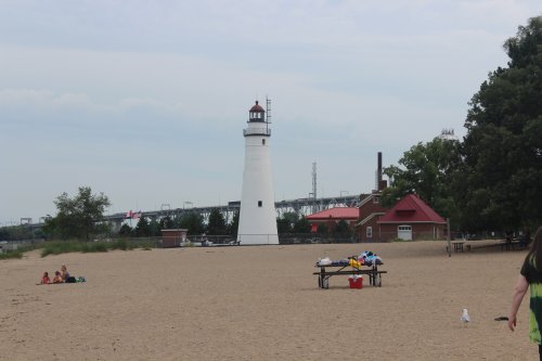 Lighthouse Beach and Park, Port Huron, Michigan