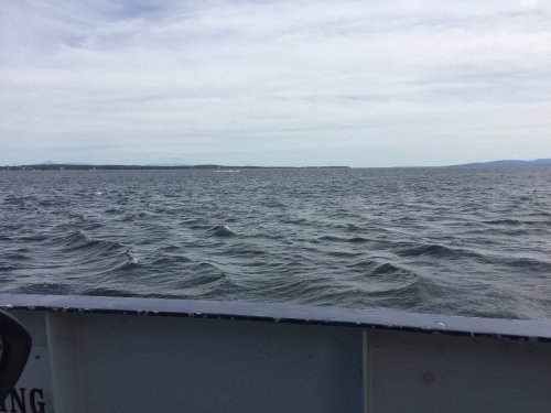 the ferry across Lake Champlain from Plattsburgh, NY to Vermont